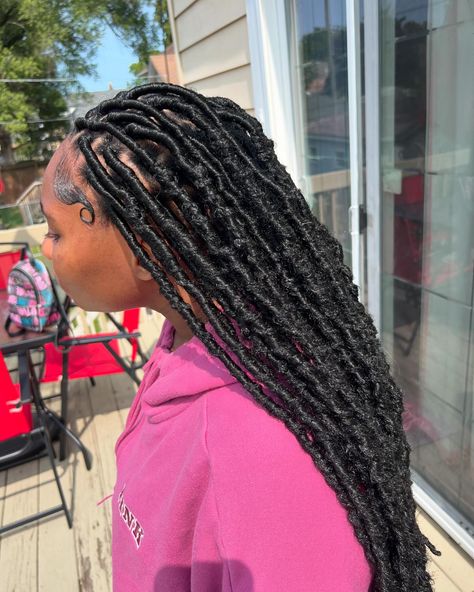 Book this glam style under, Soft Locs: Med Soft Locs (Waist Len.) #SendStars #starsforreels #sendstarstosupport #messiahhairglam #getphelltup #booknow #chicagobraider #forestparkbraider #gingerhair #chicagolocstylist #braids #braider #locs #braidideas #softlocs #chicagobraidstyles #chicagotiktok #likeandshare #tellafriend #booknow #comment #share #smallbusiness #blackownership #blackowned #blackownbusiness #foryourpage #explorepage #highlights #highlightseveryone #everyonefollowers Boho Soft Locs, Soft Locs, Glam Style, Ginger Hair, Glam Fashion, Braid Styles, Locs, Braids, Highlights