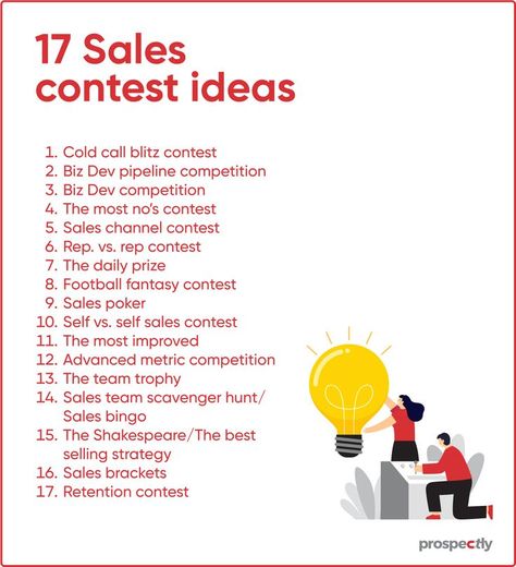 sales contest Sales Challenge Ideas, Prospecting Ideas Sales, Sales Contests For Employees, Sales Incentive Ideas, Sales Competition Ideas, Fun Contest Ideas For Work, Work Competition Ideas Fun, Work Contest Ideas Retail, Sales Ideas Marketing Fun