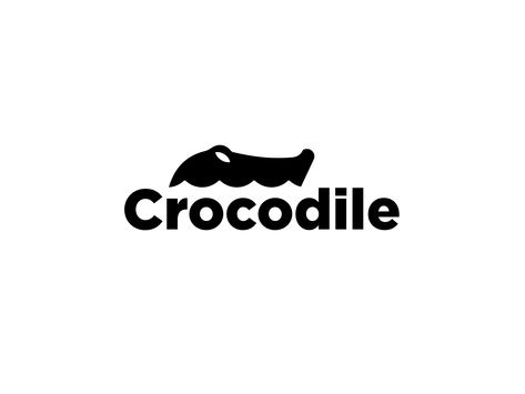 Crocodile by matthieumartigny Logo Concept Design, Logos Typography, Crocodile Logo, Bottle Design Packaging, 카페 인테리어 디자인, Typo Logo, Infographic Design Inspiration, Start Your Business, Marca Personal