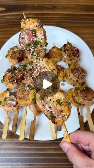 Pit Boss Grills on Instagram: "Bang Bang Shrimp and Sausage Skewers🔥  Stick around to see how @ninjacue made them on his Pit Boss 5-Burner Ultimate Griddle.   #pitbossgrills #recipe #trend #bangbangshrimp #shrimpskewers" Bang Bang Shrimp And Sausage Skewers, Bang Bang Shrimp Skewers, Shrimp Sausage Skewers, Bang Bang Sauce Recipe, Sausage Skewers, Shrimp And Sausage, Skewer Sticks, Shrimp Sausage, Bang Bang Shrimp