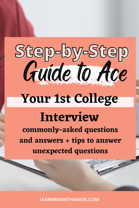 High School Interview Questions, College Interview Tips, Questions To Ask College Admissions, College Application Tips, Professional Interview Questions, College Interview Outfit, College Interview Questions, School Interview Questions, College Interview