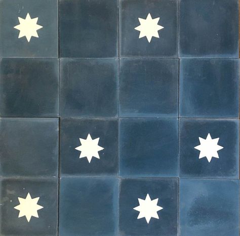 Night Sky Pattern, Tile Handmade, Star Tile, Bath Tile, Sky Pattern, Loft Bathroom, Tiles Ideas, Home Decor White, Downstairs Loo