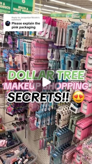 kim ♡ dollar tree dollie on Instagram: "$1.25 MAKEUP SECRETS 🤩🤩🤩 We don’t gate keep!! One of my top tips when looking for name brand makeup at @dollartree 💜 let me know what you score! #dollartreemakeup #dollartreebeauty #dollartreehaul #dollartreefinds #dollartreecommunity" Dollar General Makeup, Tree Makeup, Dollar Tree Makeup, Makeup Shopping, Brand Makeup, Dollar Tree Haul, Makeup Secret, Dollar Tree Finds, Dollar Tree Crafts