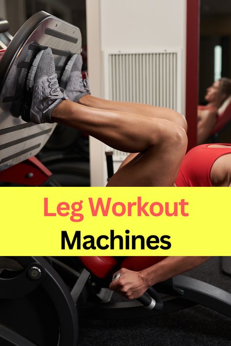 These are the most effective gym exercise machines for legs that will get you the shape you always wanted. Leg Machines At Gym Workout Routines, Leg Workout On Machine, Leg And Back Workout Gym, Leg Press Machine Workout, Leg Extension Machine Workouts, Best Leg Exercises At The Gym, Inner Thigh Fat Workout Gym Machine, Inner Thigh Exercises Gym, Leg Workout With Machines Gym