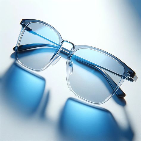 Say goodbye to digital eye strain with our Blue Light Lenses! Perfect for anyone who spends long hours in front of screens, these lenses help reduce eye fatigue, improve sleep, and protect your eyes from harmful blue light. Plus, all our Blue Light Lenses come with an Anti-Glare and Anti-Scratch coating for added durability and comfort. The best part? You can add Blue Light Lenses to any frame in our collection. Protect your eyes in style! #GlassesStore #EyewearFashion #PrescriptionGlasses #... Trendy Eyewear, Digital Eye Strain, Eyewear Trends, Stylish Glasses, Improve Sleep, Long Hours, Eye Bags, Eye Strain, Blue Lenses