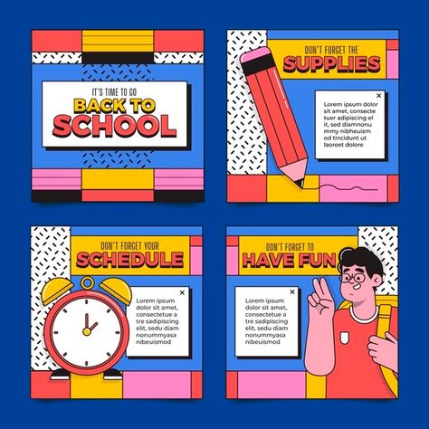 School Instagram, Graphic Designer Portfolio, School Education, Brain Dump, Instagram Ads, Social Media Design Graphics, Post Design, Design Reference, Instagram Template