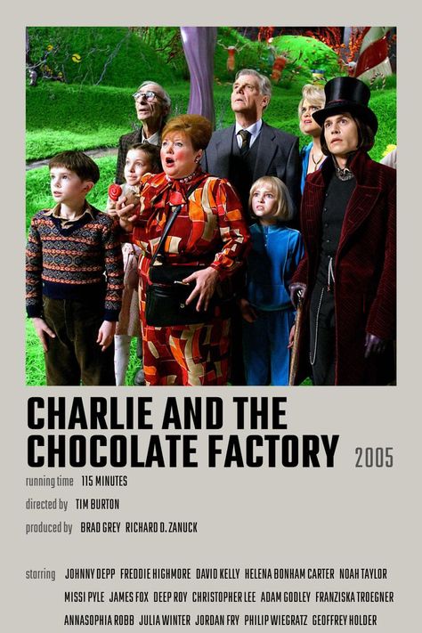 Wallpaper Film, Tv Posters, Film Polaroid, جوني ديب, Charlie And The Chocolate Factory, Film Vintage, Movie Wall, Iconic Movie Posters, Movie Card