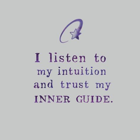 Karla S (K.S) on Instagram: “I listen to my intuition and trust my inner guide. 📝 affirmation 🎨 @proactiveyellowworld #proactiveyellowworld #listen #intuition #guidance…” I Trust My Intuition, Ancestors Prayers, Intuitive Quotes, Intuition Quotes, Spiritual Living, Manifestation Board, 2025 Vision, Let God, S K