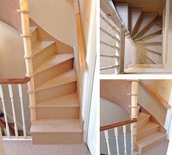 Loft Stairs Ideas, Loft Conversion Stairs, Loft Conversion Bedroom, Space Saving Staircase, Spiral Stairs Design, Loft Staircase, Attic Staircase, Tiny House Stairs, Spiral Staircases