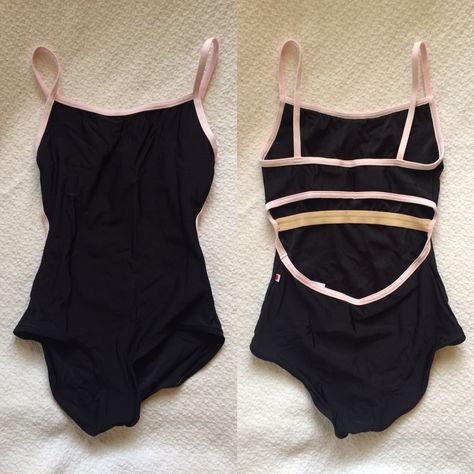 Kiki Yumiko leotard in N-Black with N-Rose trim Black Ballet Leotards Aesthetic, Ballet Leotards Aesthetic, Yumiko Leotards Ideas, Dance Outfits Jazz, Yumiko Leotard Ideas Color Combos, Leotard Aesthetic, Black Leotard Ballet, Yumiko Leotard Ideas, Ballet Leotards Yumiko