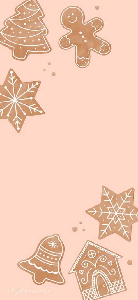 Cute gingerbread wallpaper for your smartphone! #gingerbread #illustration #iphonewallpaper #smartphonewallpaper #wallpaper #procreate Gingerbread Illustration, Gingerbread Wallpaper, Wallpaper Procreate, Xmas Wallpaper, Christmas Phone Wallpaper, Cute Christmas Wallpaper, Coffee Signs, Christmas Illustration, Cute Backgrounds