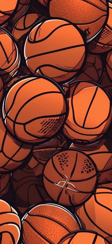 Basketball Iphone Wallpaper, Potential Wallpaper, Cool Basketball Wallpapers, Basketball Aesthetic, Basketball Pattern, Cool Basketball, Basketball Background, Ball Aesthetic, Bola Basket