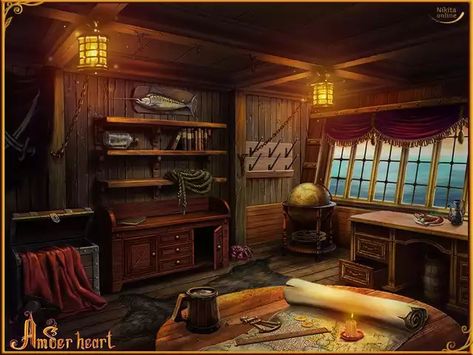 Imgur Post - Imgur Pirate Cabin, Hidden Object Game, Pirate Ship, Minecraft, Cabin, Deviantart, Art