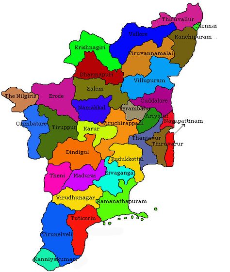 List of Tamil Nadu Districts Along with their District Maps Tamilnadu Map, Madras City, India World Map, Kanyakumari, Stream Live, Southern Region, Facebook Youtube, State Map, Tamil Nadu