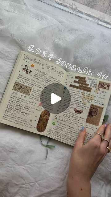 nikey on Instagram: "first journal of 2024 is filled! 📝🥹⭐️ also it's perfect timing, because now i can gift myself a new one for my birthday next week! 🧚🏻‍♀️ so in love with this one. it's a perfect mix of messy writing pages and pretty spreads and filled with so many feelings and memories, it means so much to me. my heart between pages. ❤️‍🩹 #journaling #journal #tagebuch #bujo #journalinspiration #writing #diary #2024journal" Bujo Memories Page, Birthday Gift For Myself, First Page Of Diary, Bujo First Page, Dairy First Page Ideas, Journal Start Page Ideas, First Page Of Journal, First Journal Page, Messy Writing