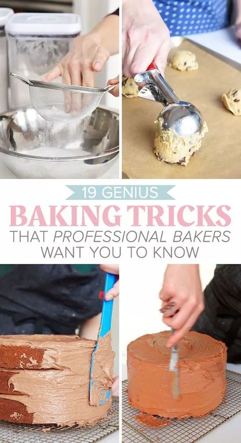 Baking Tricks, Tårta Design, Baking Secrets, Baking 101, Torte Cupcake, Baking Basics, Low Carb Dessert, Jamie Oliver, Cake Decorating Tips