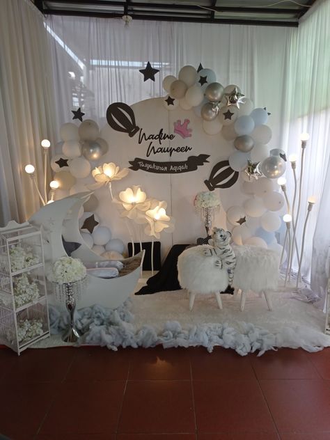 Decor Aqiqah Baby Girl, Dekorasi Aqiqah Baby Girl, Tasyakuran Aqiqah Decor, Dekor Aqiqah Baby Girl, Backdrop Aqiqah Simple, Dekorasi Aqiqah Baby Boy, Dekor Aqiqah Baby Boy, Aqeeqah Decoration, Aqiqah Decoration Simple