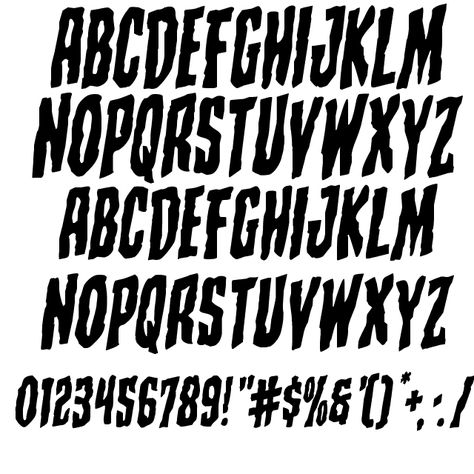 Punk Font, Creepy Font, Halloween Fonts Alphabet, Spooky Font, Fonts Handwriting Alphabet, Creepy Crawlers, Italic Font, Horror Font, Typographic Logo Design