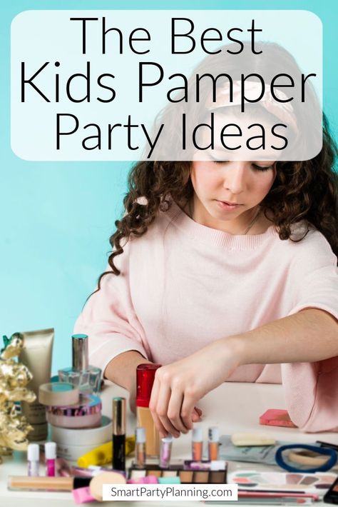 Selection of kids pamper party ideas perfect to be used for a special occasion or birthday parties. They are so much fun to organise and definitely a treat to participate in. These are the best pamper party ideas that younger kids and teens will all enjoy. Pamper Birthday Party Ideas, Makeover Birthday Party For Kids, Girls Pamper Party Ideas, Pamper Party Ideas Kids, Kids Makeup Party, Pamper Party Ideas, Girls Pamper Party, Kids Pamper Party, Beauty Party Ideas