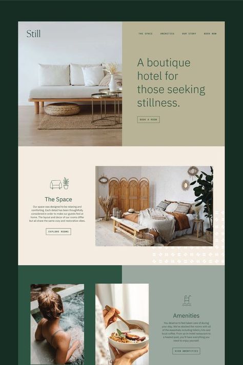 Shopify Inspiration, Interior Website, Hotel Staycation, 블로그 디자인, Hotel Website Design, Simple Website Design, Website Layout Inspiration, Unique Website Design, Website Design Inspiration Layout