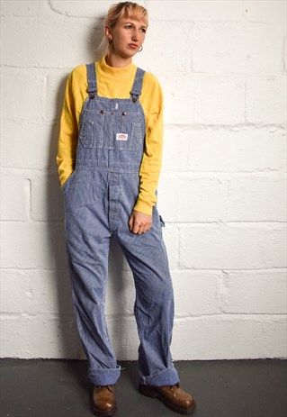 Vintage+Striped+Dungarees+Overalls+ Striped Dungarees, Farmer Overalls, Dungarees Women, Vintage Spring, Dungarees, Festival Wear, Vintage 70s, Farmer, Overalls