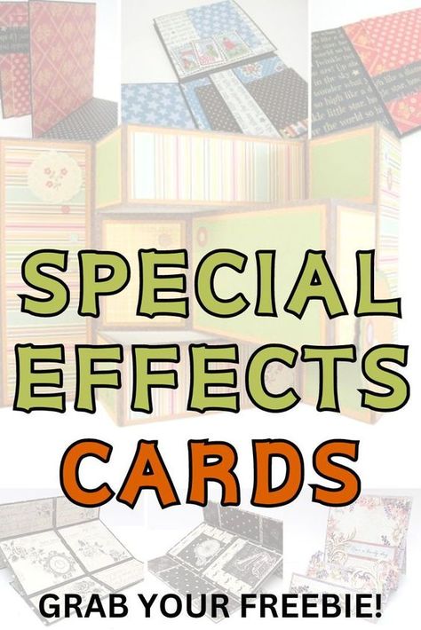 Upgrade your handmade cards with these special effects card tutorials. Learn how to add the wow factor to your DIY cards Card Making Templates Zazzle, Greeting Card Tutorials How To Make, Fun Fold Cards Tutorials Templates Svg, Card Shapes Ideas, Kinetic Cards How To Make, Card Tutorials Cardmaking Templates, Scrapbook Cards Ideas Tutorials, Handmade Card Tutorials, Cards Handmade Tutorial