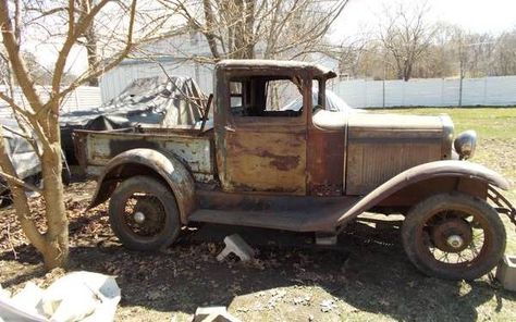 Ford may have produced over 4 million Model A’s, but it is very hard to find one today that has not already been hot-rodded or restored. Well-preserved... more» Truck Accessories Ford, Suv Comparison, Truck Ford, Rat Rod Trucks, Old Ford Trucks, Rusty Cars, Old Truck, Rat Rods Truck, Antique Trucks