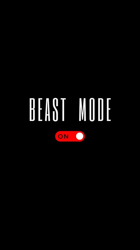 'Beast Mode On' Text on Black Background Beast Mode On Wallpaper, Beast Mode Wallpapers, Ghost Mode Quotes, Beast Mode Quotes, Tiktok Money, Beast Mode On, Gym Motivation Wallpaper, Dance Motivation, Marathi Love Quotes