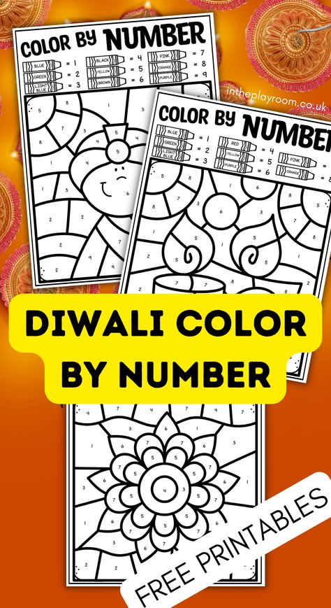 Diwali Math Activities Preschool, Diwali Free Printables, Diwali Activities For Kindergarten, Diwali Classroom Activities, Diwali Activity For Kids, Diwali Project For School, Diwali Colours, Happy Diwali Cards, Indian Holidays