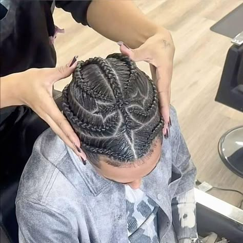 Cornrows Men, Cross Braids, Cornrow Styles For Men, Cornrow Braids Men, Cornrow Hairstyle, Cornrow Designs, Hair Twists Black, Boy Braids, Natural Hair Men