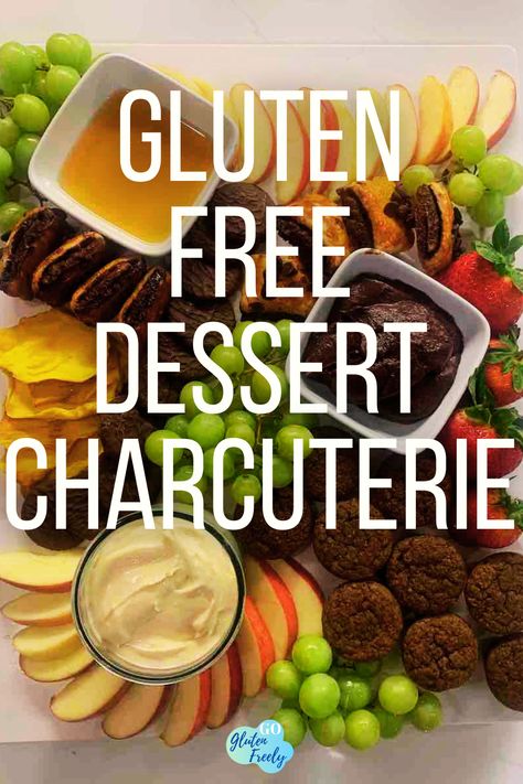 Gluten Free Dessert Board, Gluten Free Dessert Charcuterie Board, Gluten Free Charcuterie Board Ideas, Gluten Free Charcuterie Board, Sweet Charcuterie Board Ideas, Sweet Charcuterie Board, Fall Desserts Gluten Free, Gluten Free Fall Recipes, Dessert Charcuterie Board