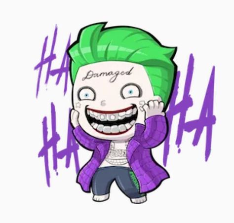 Harley Quinn Sticker, Joker Logo, Joker Y Harley Quinn, Joker Smile, Chibi Marvel, Joker Poster, Joker Face, Joker Tattoo, One Punch Man Anime