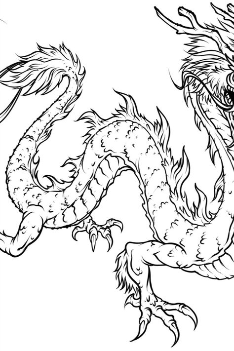 Are you looking for free Coloring Worksheets for Grade 3 for free? We are providing free Coloring Worksheets for Grade 3 for free to support parenting in this pand Math Shapesmic! #ColoringWorksheetsforGrade3 #ColoringWorksheets #Grade3 #Coloring #Worksheets #WorksheetSchools Chinese Dragon Drawing, Tato Flash, Dragon Sleeve, Dragon Tattoo Art, Dragon Coloring, Chinese Dragon Tattoos, Japanese Dragon Tattoo, Istoria Artei, Dragon Coloring Page