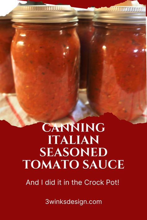 Canning Spaghetti Sauce Recipes Easy, Crock Pot Tomato Sauce, Italian Sauce Recipes Authentic, Canning Tomato Sauce, Frozen Tomatoes, Tomato Sauce Italian, Sugar Free Tomato Sauce, Fresh Tomato Sauce Recipe, Italian Sauce Recipes