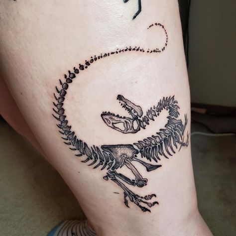 Velociraptor Tattoo, Aesthetic Dinosaur, Jurassic Park Tattoo, Personal Tattoos, Real Aesthetic, Dinosaur Tattoo, Mesozoic Era, Taboo Tattoo, Dinosaur Tattoos