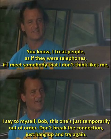 What about Bob? - 1991 Best 90s Movies, What About Bob, Best Movie Lines, 90s Movies, Bill Murray, Cinema Posters, Movie Lines, Tv Show Quotes, Tv Quotes