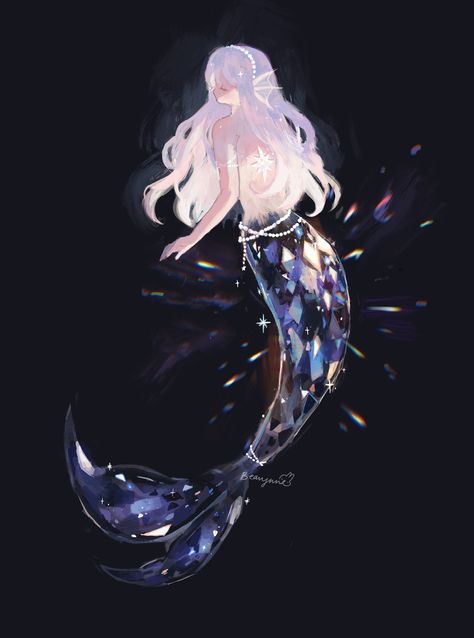 nynne ☁️ on Twitter: "crystal mermaid 💎 https://t.co/ljF3yj95DV" / Twitter Mermaid Anime, Crystal Mermaid, Anime Mermaid, Mermaid Artwork, Fantasy Mermaids, Fantasy Mermaid, Vet School, Mermaid Drawings, Mermaid Aesthetic