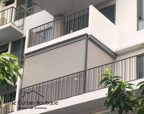 Balcony Covering Ideas From Rain, Enclosed Balcony Ideas, Enclosed Balcony, Balcony Shade, Condo Balcony, Wooden Trellis, Balcony Grill, Balcony Grill Design, Stop Spending