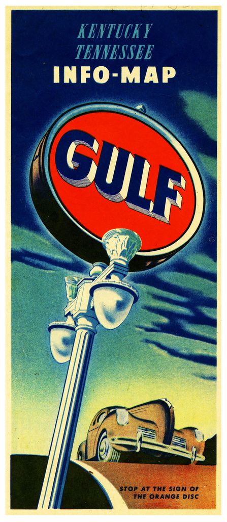 On The Information Superhighway | by paul.malon Station Map, Gulf Oil, Pompe A Essence, Gas Service, Old Gas Stations, Poster Ads, Travel Map, Oil Company, Service Station