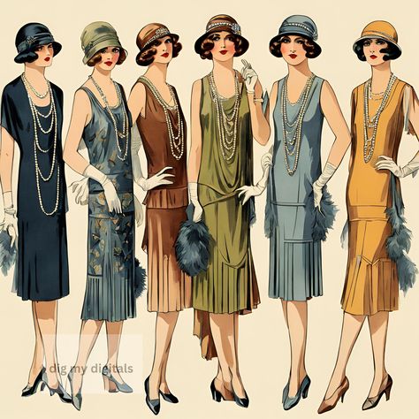 Fashion In 1920, Cute Flapper Costume, 1920s Street Style, 1920s Daily Fashion, 1920s Formal Wear, 1920s Lower Class Fashion, Roaring 20s Womens Fashion, Vintage 1920s Fashion, 1920s Women Fashion