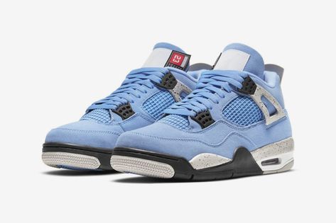 Why Are Jordan 4 UNC’s So Expensive? Air Jordan 4 University Blue, Jordan 4 University Blue, Jordan Noir, Zapatillas Jordan Retro, Air Jordan Retro 4, Jordan 4’s, Nike Air Jordan 4, Basketball Shoes For Men, Jordan Retro 4