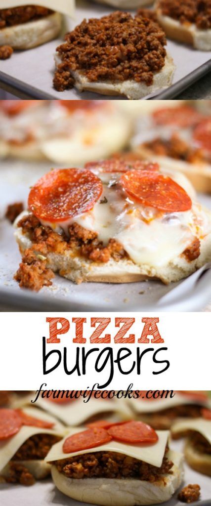 Loosemeat Sandwiches, Farmer Meals, Pizza Boat, Kenya Recipes, Pizza Burgers Recipe, Grilling Burgers, Hamburger Dishes, Pizza Burger, Pizza Burgers