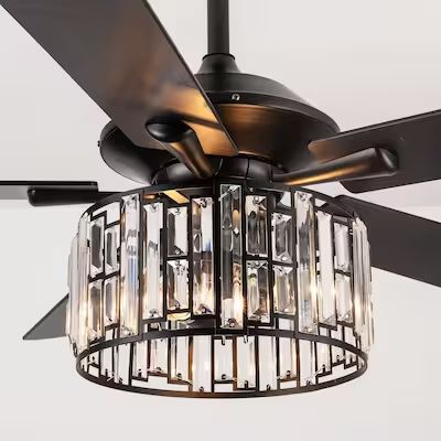 Chandelier Ceiling Fans at Lowes.com Remote Bed, Ceiling Fan Light Fixtures, Chandelier Ceiling Fan, Unique Ceiling Fans, Living Room Ceiling Fan, Crystal Ceiling Fan, Ceiling Fan Bedroom, Indoor Chandelier, Ceiling Fan Light Kit