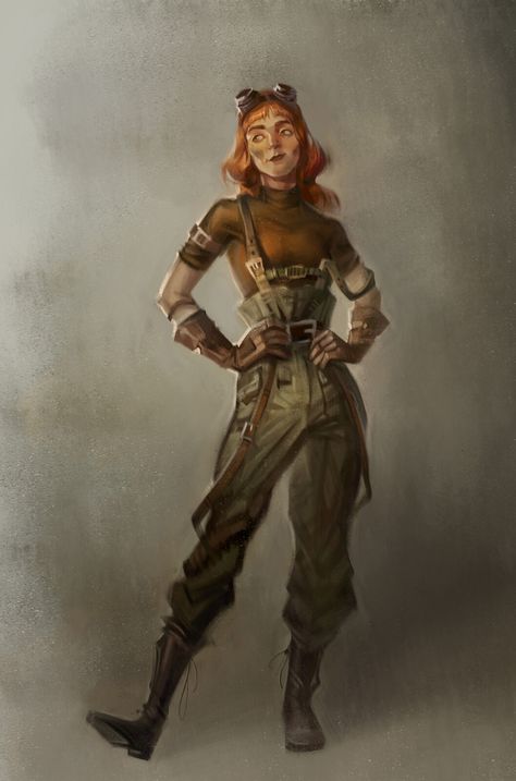 Fallout Oc, Steampunk Character, Arte Steampunk, Diesel Punk, Mechanical Art, Dungeons And Dragons Characters, Dnd Art, Steampunk Art, Beautiful Body