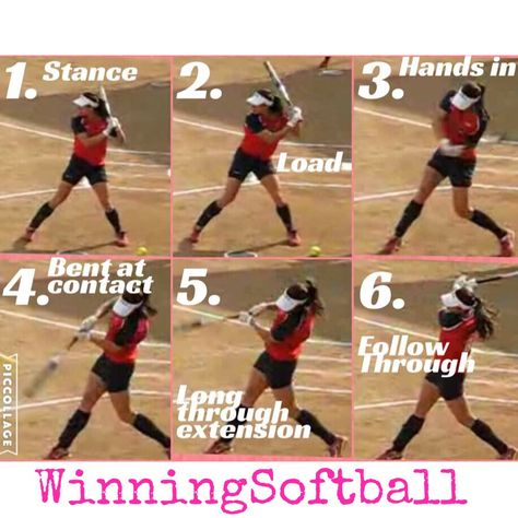 Phases of a swing!! Basic Softball Drills, Coach Pitch Softball Drills, Softball Fundamentals Drills, How To Play Softball, Softball Tips Batting, Softball Batting Tips, Softball Drills 10u, Softball Tryouts Tips, Softball Drills To Do By Yourself