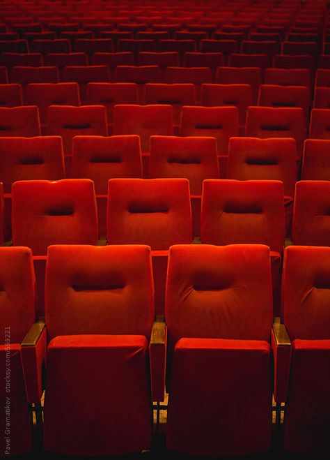 Red Theatre Seats by Pixel Stories | Stocksy United Theatre Seats Aesthetic, Red In Movies, Movie Theater Seats, Theatre Seats, Theatre Seating, Movie Theatre Seats, Theater Seats, A Night At The Opera, Teddy Bear Design