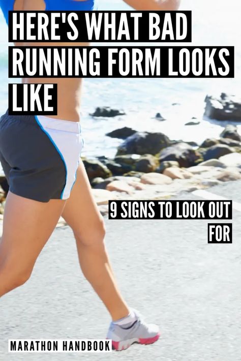 Here's What Bad Running Form Looks Like: 9 Signs To Look For 1 Running Advice, Good Running Form, Ultra Marathon Training, Proper Running Form, Running Group, Running Drills, Weight Bearing Exercises, Running Form, Nyc Marathon