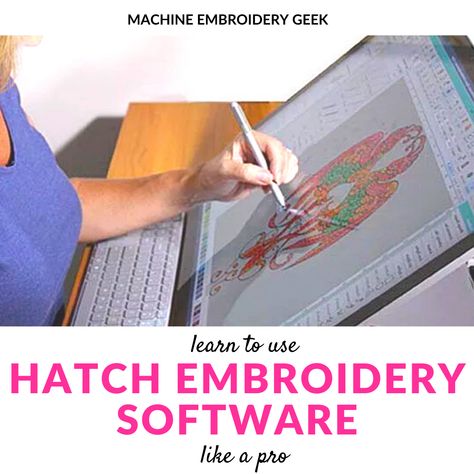 How to use Hatch embroidery software: the Deers show you how - Hatch Embroidery Software, How To Digitize Embroidery, Hatch Embroidery, Embroidery Digitizing Software, Embroidery Software Free, Embroidering Machine, Embroidery Items, Bernina Embroidery, Art Mediums