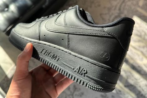 fragment design x Nike Air Force 1 Low Black | Hypebeast Black Af1, Full Black Outfit, Black Air Force 1, All Black Nikes, Sneaker Art, Jordan 8, Jordan 7, Jordan 1 High Og, Emma Chamberlain