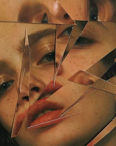 Rosanna Jones, Distortion Photography, No Ordinary Girl, A Level Photography, Reflection Art, Mixed Media Photography, Photography Subjects, Face Photography, Broken Glass